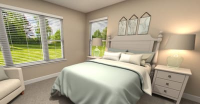 Cozy private resident room with natural light