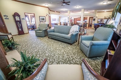 Cozy common area with comfortable seating