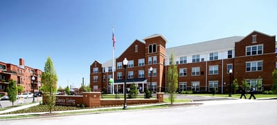 Exterior view of Senior Living at Cambridge Heights Apartments