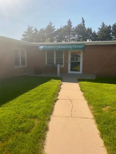 Front entrance of Sutton Community Home