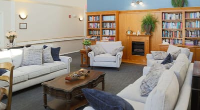 Cozy interior common area with comfortable seating