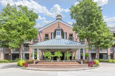 Exterior view of Brookdale at Home facility entrance