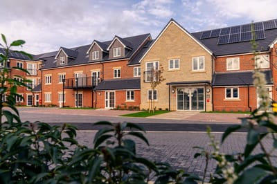 Exterior view of Bluebell House facility.