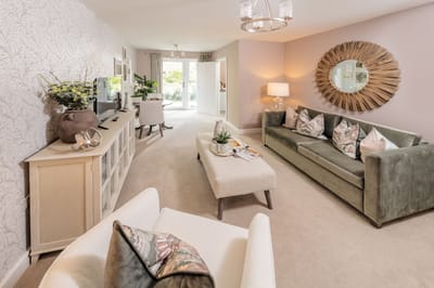 Cozy common area with modern furnishings