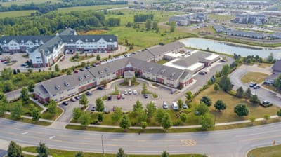 Aerial view of the Heritage Woods of Huntley complex