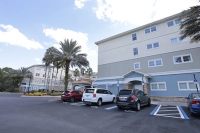 Exterior view of the Camellia at Deerwood building