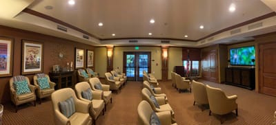 Interior common area with seating and decor