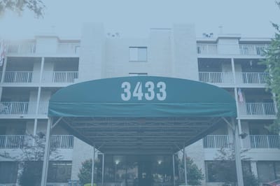 Front entrance with awning of the facility