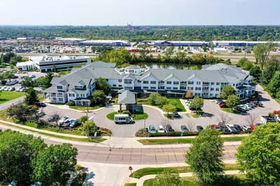 Aerial view of Solstice Senior Living at Columbia