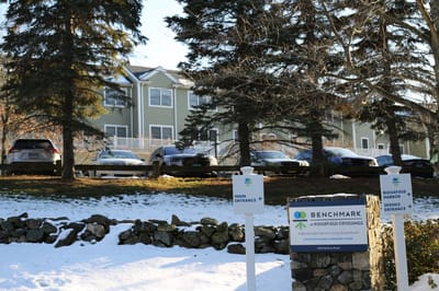 Exterior view of Benchmark Senior Living at Ridgefield Crossings