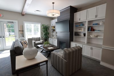 Common area with comfortable seating and modern decor