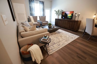 Cozy interior view of a living area in the facility