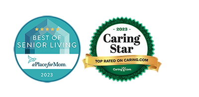 Logos for awards and recognition in senior living
