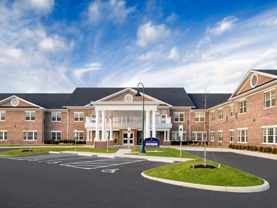 Facade of Norwich Springs Health Campus on a sunny day