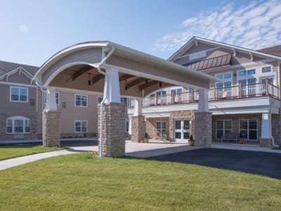 Exterior view of Norwich Springs Health Campus entrance