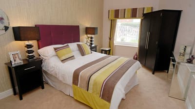 Cozy bedroom setup with modern decor