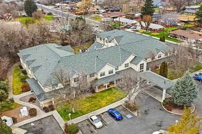 Aerial view of McKay Creek Assisted Living facility