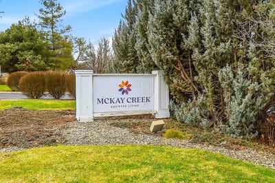 Signage for McKay Creek Assisted Living facility
