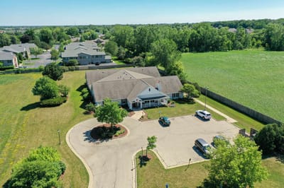 Aerial view of the North Point facility and surrounding area