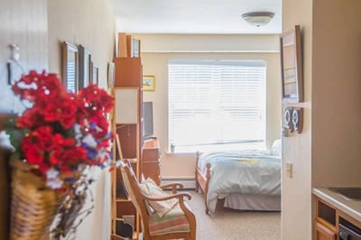 Cozy private resident room with natural light