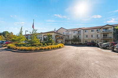 Exterior view of Volante Senior Living facility