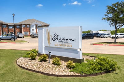 Signage at Elison Assisted Living in Lake Wellington.