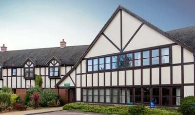 Exterior view of a senior living facility