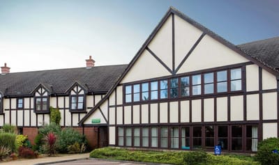 Exterior view of an assisted living facility