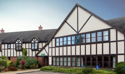 Exterior view of a nursing home facility
