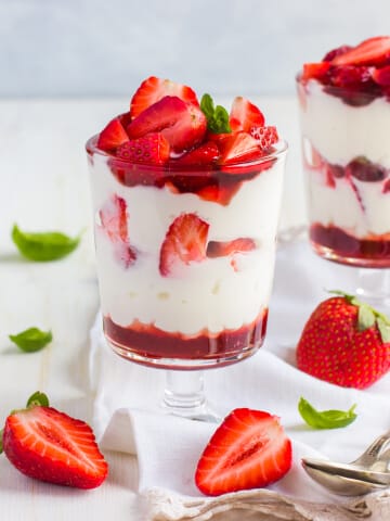 American House Kingsport, assisted living in Kingsport, TN — Strawberry parfaits with fresh berries and cream