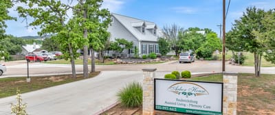 Exterior view of Arbor House with landscaped entrance