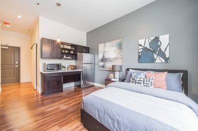 Cozy private resident room with modern decor