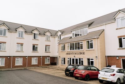 Exterior view of Argentum Lodge Care Home