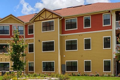 Exterior view of the American House Wildwood building