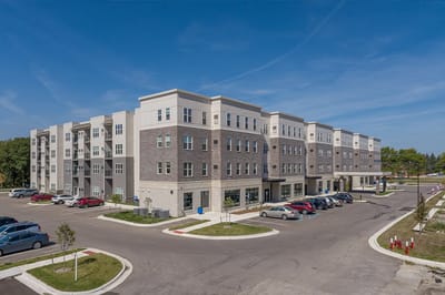 Exterior view of the American House Meridian facility