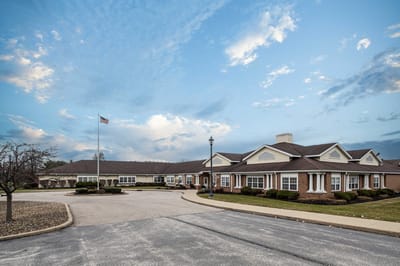 Exterior view of Broadway Creek Senior Living facility