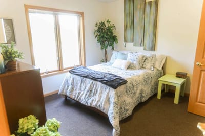 Cozy, well-decorated private resident room