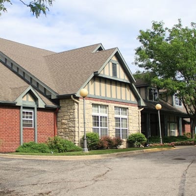 Exterior view of the assisted living facility.