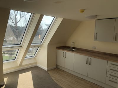 Modern kitchenette in a retirement village room