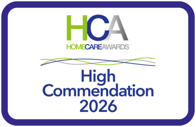 Logo for Home Care Awards achievement