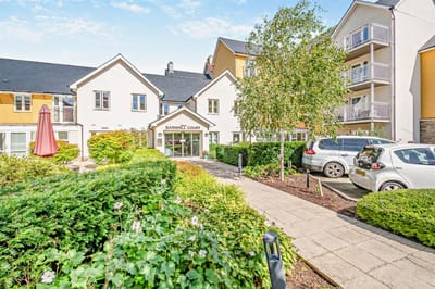 Exterior view of Barnhill Court retirement facility.
