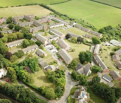 Aerial view of Southdown Retirement Village