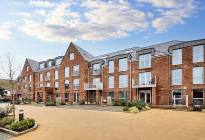 Exterior view of The Vincent assisted living facility.