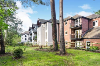 Exterior view of a retirement living facility