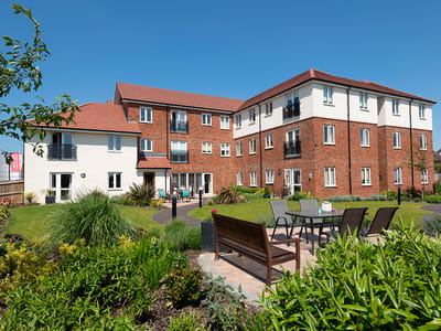 Exterior view of the Savoy House retirement facility