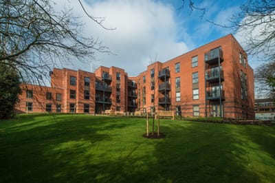 Exterior view of a retirement living facility