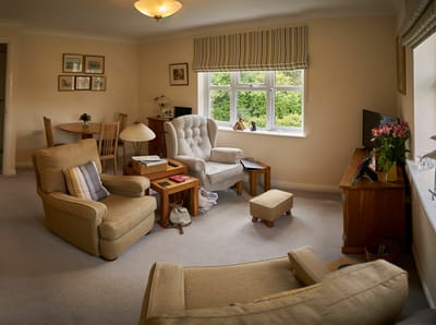 Cozy living room with comfortable furniture