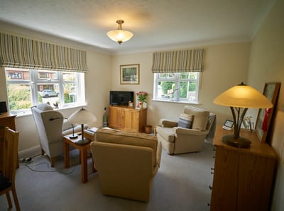 Cozy lounge area with comfortable seating