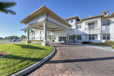Front entrance of the Beach House facility