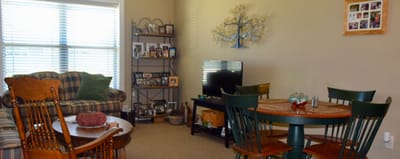 Cozy interior space with furniture and decor